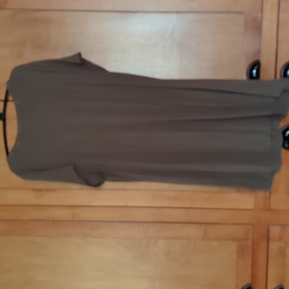 Anthropologie Deletta Tee Shirt Brown Dress Medium - Picture 2 of 5